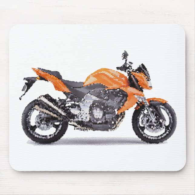 Kaw Z1000 gen2 2007+ knäckt Musmatta (Framsidan)