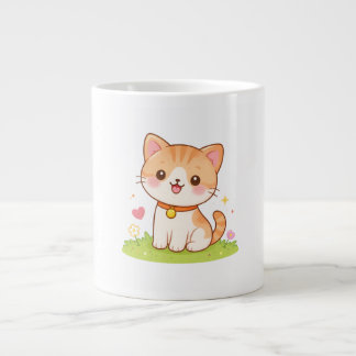 Kawai cat mug jumbo mugg