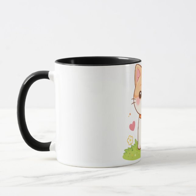 Kawai cat mug mugg (Vänster)