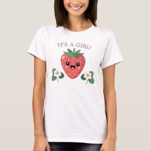 Kawai Jordgubbs Baby Shower Blivande Mamma Det Är T Shirt