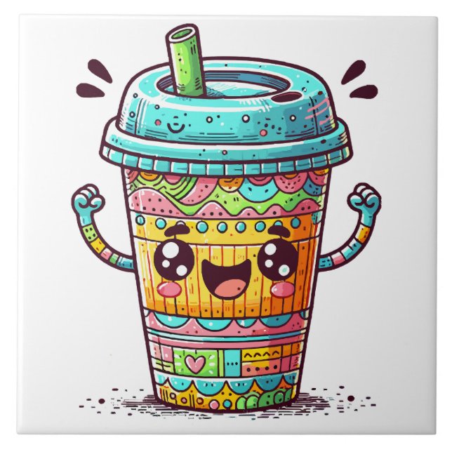 Kawai Kaffe Kakelplatta (Framsidan)
