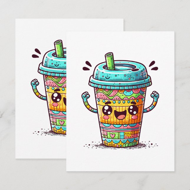Kawai Kaffe Tilläggskort (Fram/baksida)