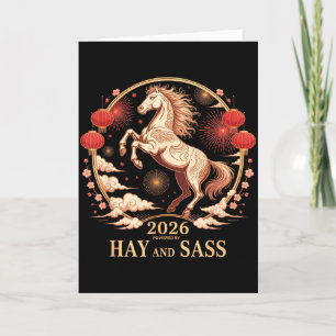Kawaii 2026 Häst Dam Drivs Av Hö & S Zodi Kort