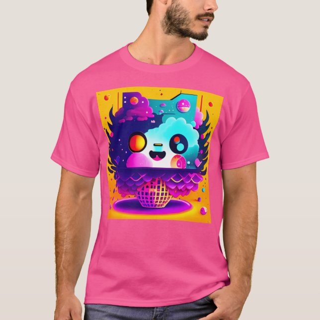 Kawaii Abstractions Ii T Shirt (Framsida)