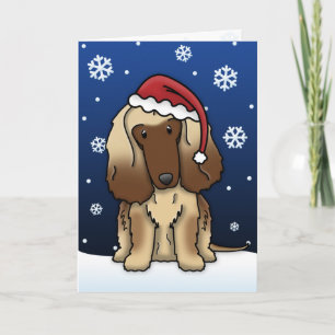Kawaii Afghan Hound-julkort Helgkort