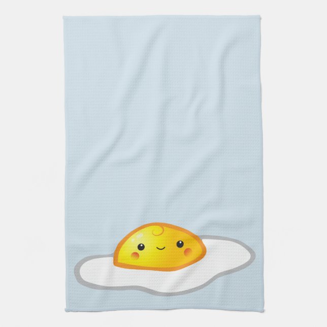 Kawaii äggkökshandduk kökshandduk (Vertikal)