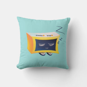 Kawaii Alarm Clock Character Kudde