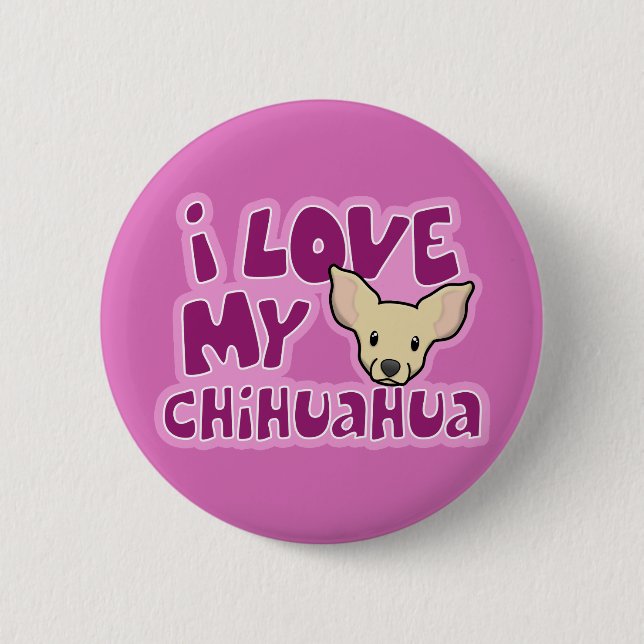 Kawaii älskar jag min Chihuahua Knapp (Framsida)