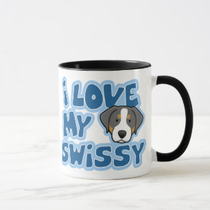 Kawaii älskar jag min Swissy Mugg