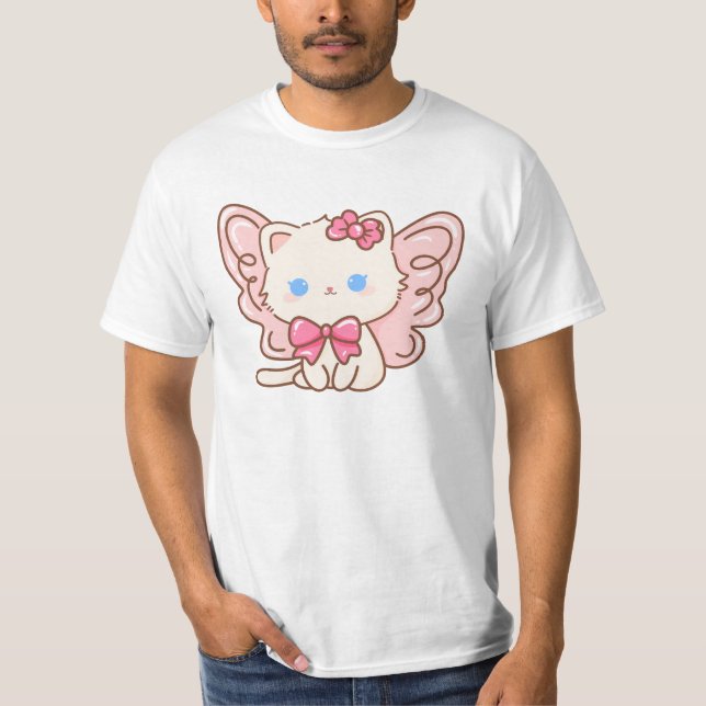Kawaii Angel Kattunge Tee (Framsida)