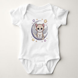 Kawaii Angel Kitten T Shirt