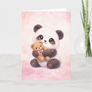 Kawaii Animal Love Card Kort