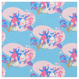 Kawaii animal party selfie roligt tyg