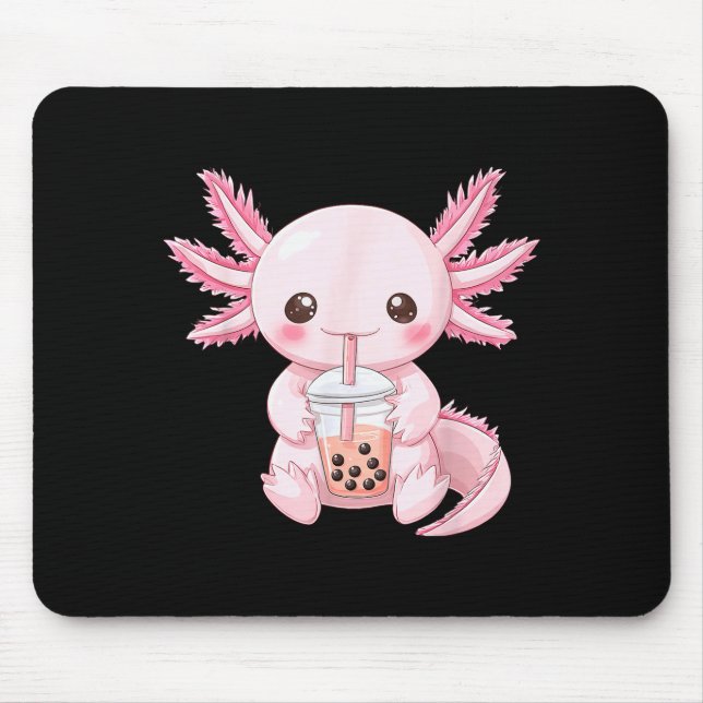Kawaii Anime Axolotl Boba  Musmatta (Framsidan)