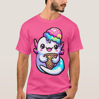 Kawaii Anime Axolotl Kärlek Funny Girl Mexican Sal T Shirt