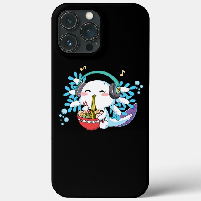 Kawaii Anime Axolotl Ramen Noodle Women Manar Boys (Baksida)