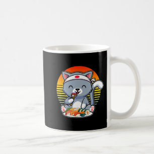 Kawaii Anime Cat Otaku japanska Sushi Gift Girls K Kaffemugg