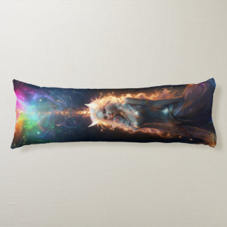 Kawaii Anime Catgirl Rainbow Sparkle Kroppskudde