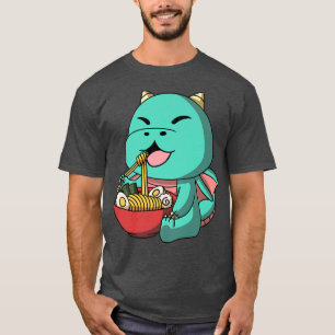 Kawaii Anime Dragon Asian Noodles Japanska Ramen 5 T Shirt