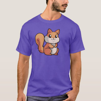 Kawaii Anime Ekorre Kostym Djur vän T Shirt