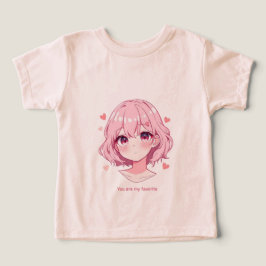 Kawaii Anime Flickvalströja T Shirt