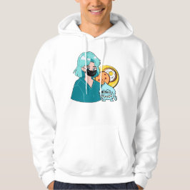 Kawaii Anime Frukost – Maskerad Flicka & Björn Toa Hoodie