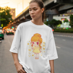 Kawaii Anime Girl Dress T Shirt