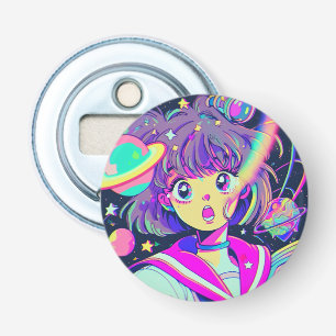 Kawaii Anime Girl Flaska Open Flasköppnare