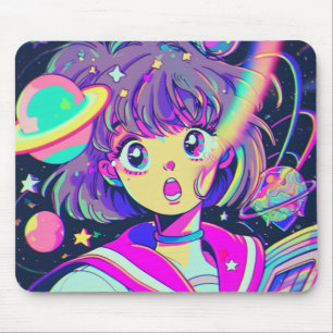 Kawaii Anime Girl Mouse Pad Musmatta