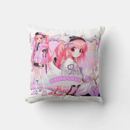 Kawaii Anime Girl Pillow Kudde
