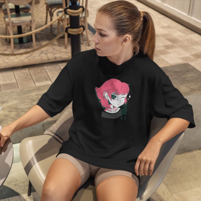 Kawaii Anime Girl T Shirt (Skapare uppladdad)