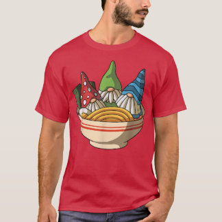Kawaii Anime Gnomes Asian Noodles Japanska Ramen T Shirt