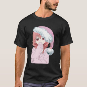 Kawaii Anime Julafton Santa Manga Girl jul Haraj T Shirt