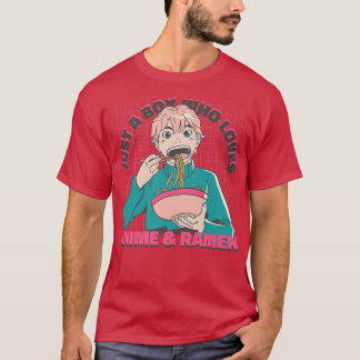 Kawaii Anime Otaku är bara en pojke som Kärlek Ani T Shirt