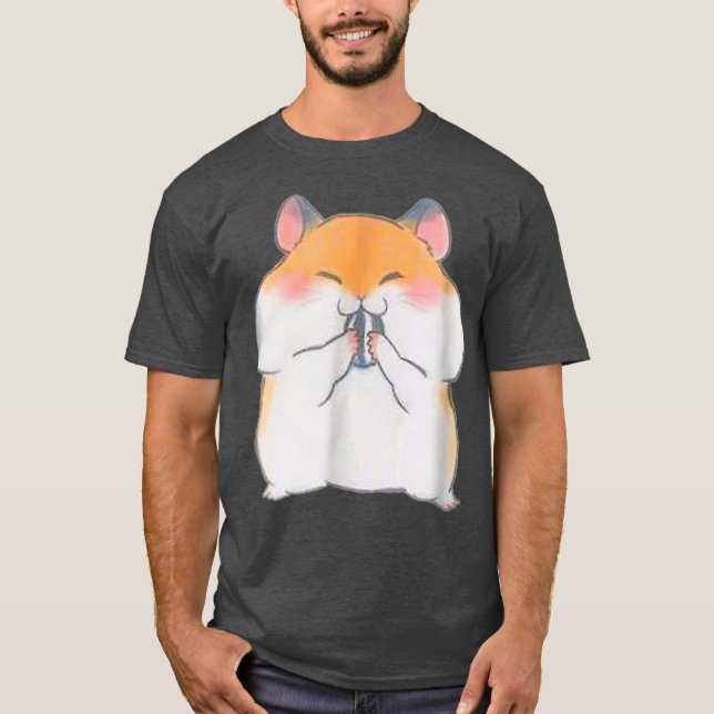 Kawaii Anime Shirt - Cute Hamster Japanska Gift T (Framsida)