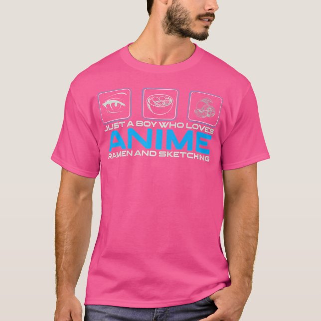Kawaii Anime T Shirt (Framsida)