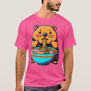 Kawaii Anime Wombat Ramen T Shirt