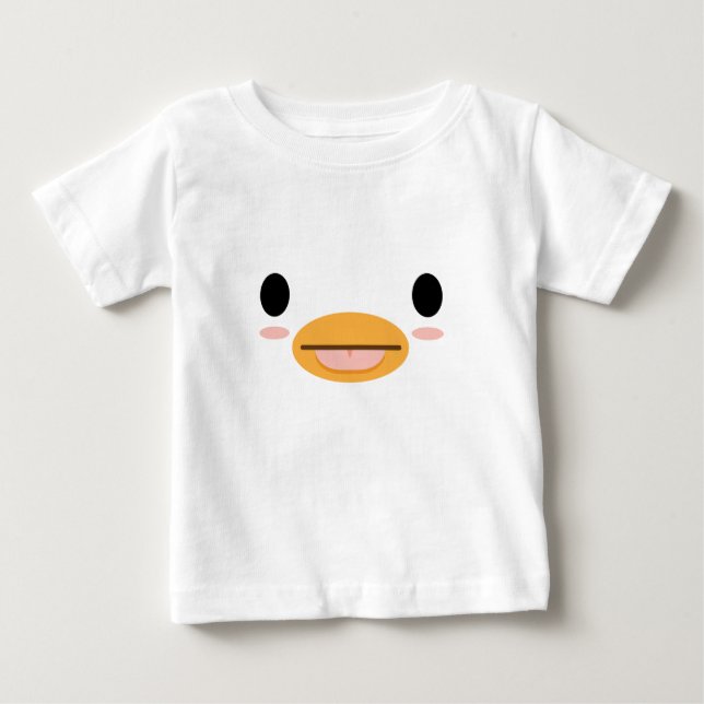 Kawaii Anka Tunga "För sött för att vara seriös." T Shirt (Framsida)