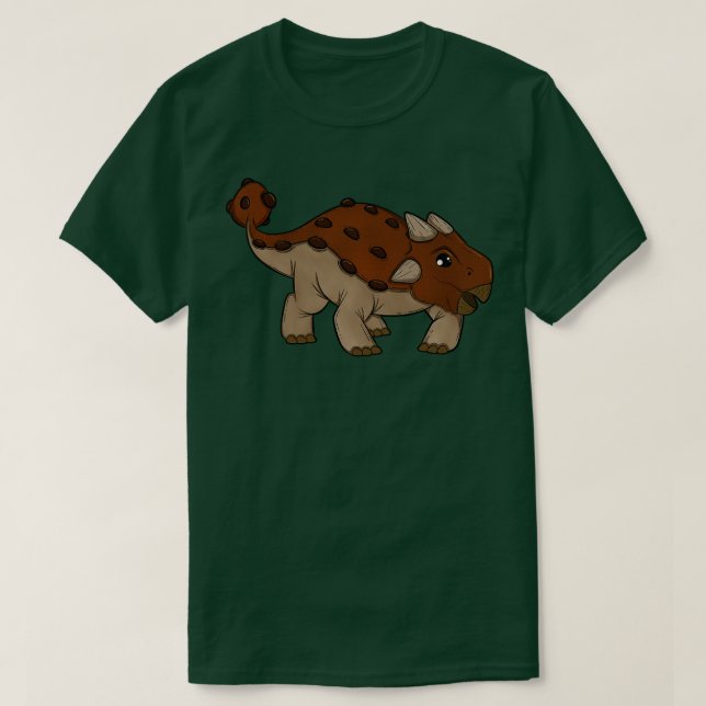 Kawaii Ankylosaurus T Shirt (Design framsida)