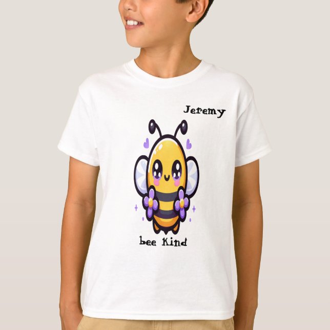 Kawaii Anpassade Boy's T Shirt (Framsida)