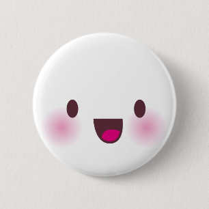 Kawaii ansikte knapp