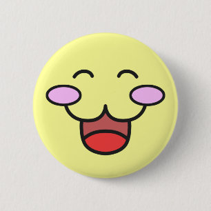 Kawaii ansikte knäppas 003 knapp
