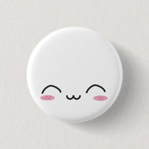 Kawaii ansikten knapp