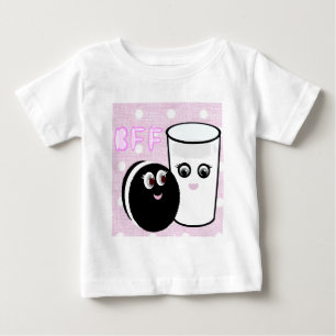 Kawaii är bästa vänner för alltid mjölk och cookie t-shirt