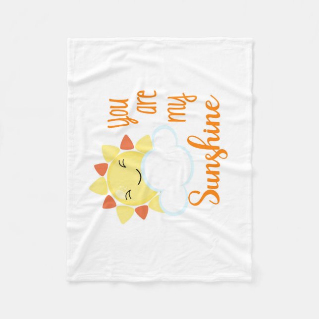 Kawaii är du min solskenbaby fleecefilt (Framsidan)