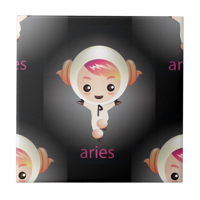 kawaii aries kakelplatta (Framsidan)