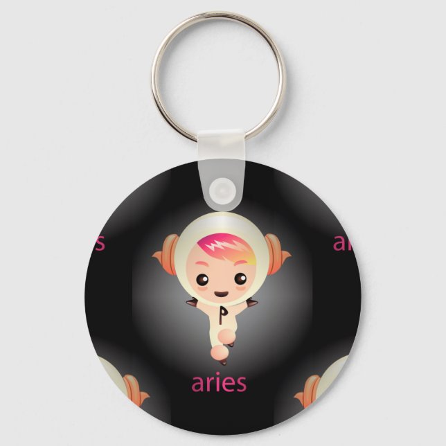 kawaii aries nyckelring (Framsida)