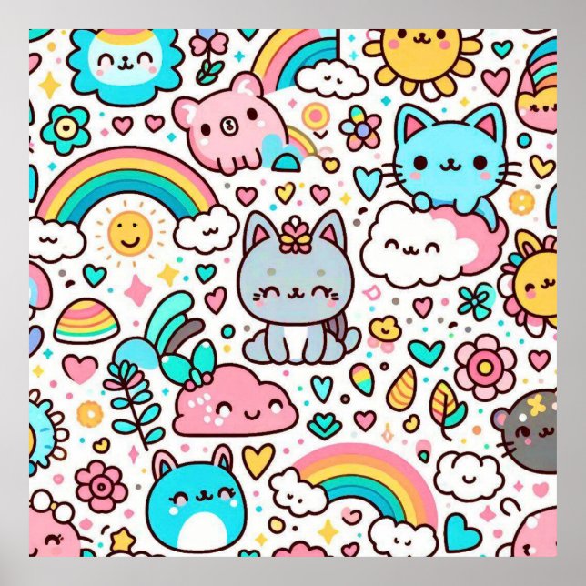 Kawaii Art Poster (Framsidan)