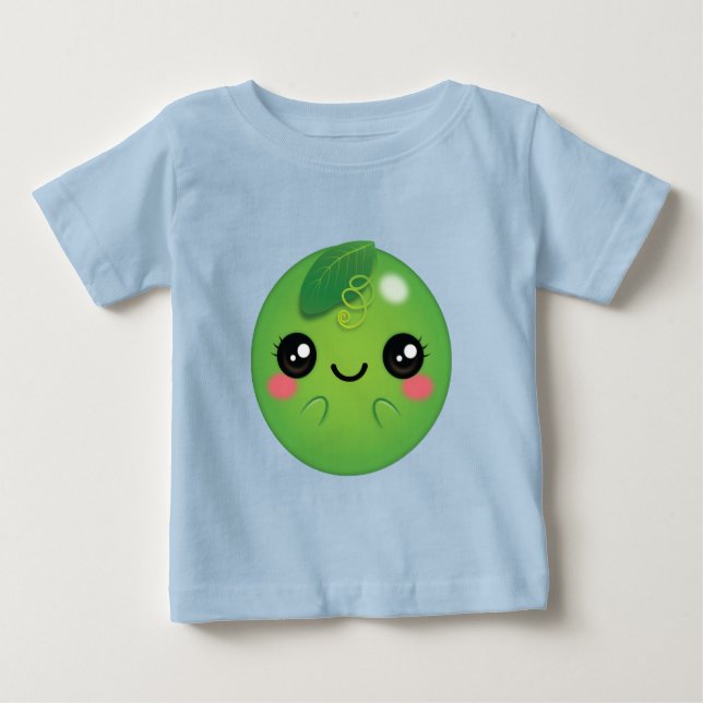 Kawaii Ärt T Shirt (Framsida)