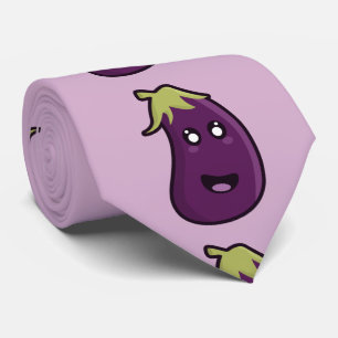 Kawaii aubergine slips